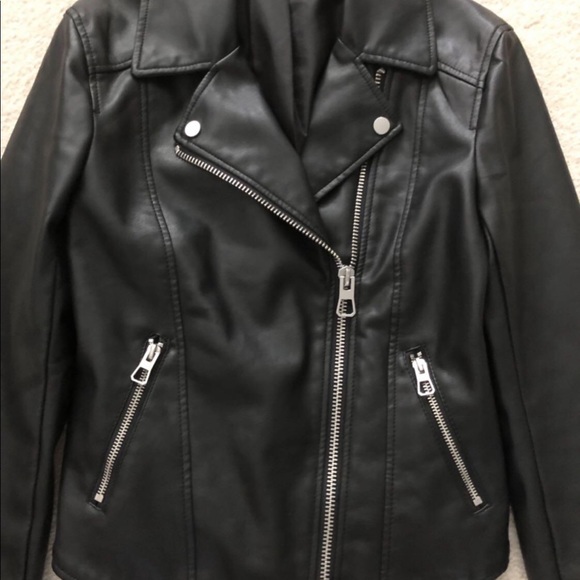 Faux Leather Biker Jacket - Picture 2 of 4